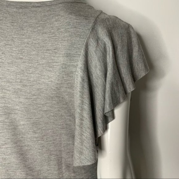 SOLD Sears Gray Butterfly Sleeve T-shirt Dress NWOT,  Sz M - Picture 6 of 13